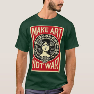 Camiseta Fazer arte não guerra
