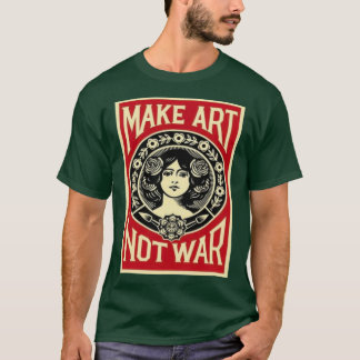 Camiseta Fazer arte não guerra