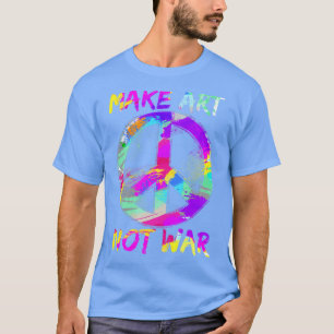 Camiseta Fazer Arte Não Ser Um Sinal De Paz