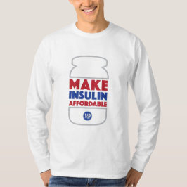 Camiseta Fazer Barato de Insulina [Branco]