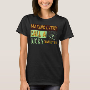 Camiseta Fazer Cada Chamada Um Recepcionista De Conexão Sor