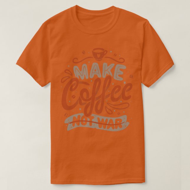 Camiseta Fazer Café Não Por Tobe Fonseca (Frente do Design)