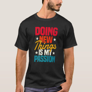 Camiseta Fazer Coisas Novas é Minha Paixão Mergulhador Aqua