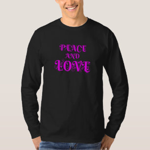 Camiseta Fazer com que a paz não entre em guerra e ilustre 