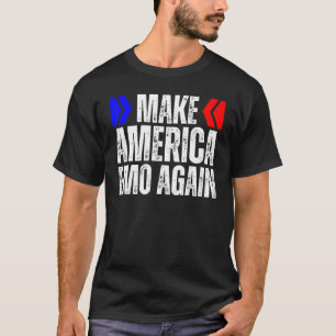 CAMISETA FAZER COM QUE O EMO AMERICANO MAIS VELHO AINDA É A