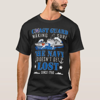 Camiseta Fazer da Guarda costeira certeza de que o Marinho 