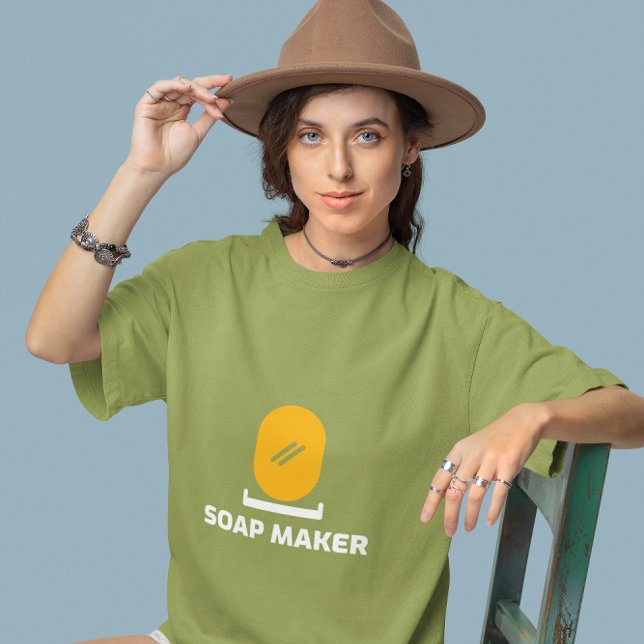 Camiseta Fazer de sabão (Criador carregado)