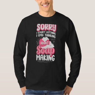 Camiseta Fazer de sabão atrapalhando, desculpe não estar ou