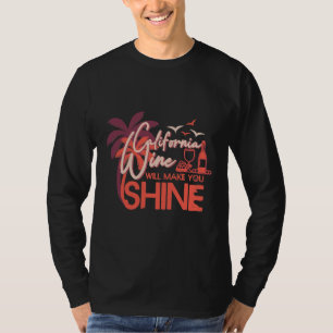 Camiseta Fazer De Vinho Produtor De Vinhos Bebendo