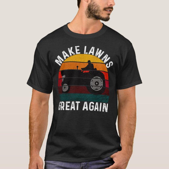 Camiseta Fazer Excelente De Advogados Mais Uma Vez, Lawn Mo (Frente)