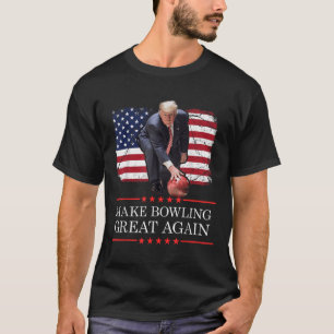 Camiseta Fazer Excelente De Boliche Novamente - Boliches En