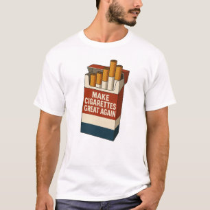 Camiseta fazer excelente de cigarros