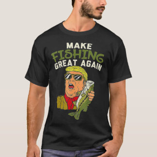 Camiseta Fazer Excelente De Pesca De Novo Arremessar Pescad