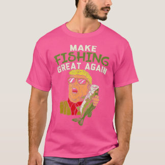 Camiseta Fazer Excelente De Pesca De Novo Arremessar Pescad