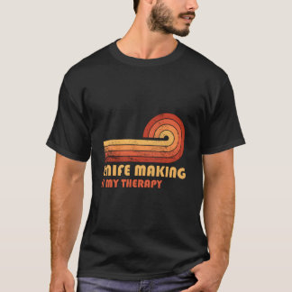 Camiseta Fazer Facas É Minha Terapia