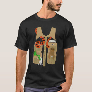 Camiseta Fazer Fantasia de Guarda do Zoológico para o Hallo