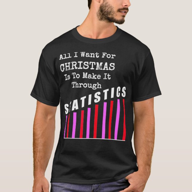 Camiseta Fazer Isso Através De Estatísticas (Frente)