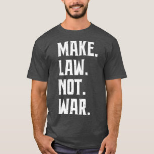 Camiseta Fazer Lei Não Ser Advogado de Guerra Juiz Jurista