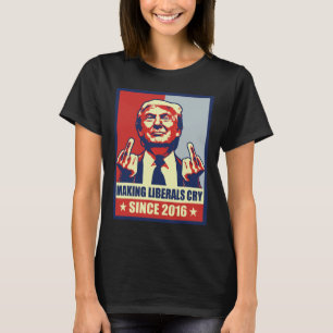 Camiseta Fazer Liberals Cry Pro Presidente Donald Trump 202