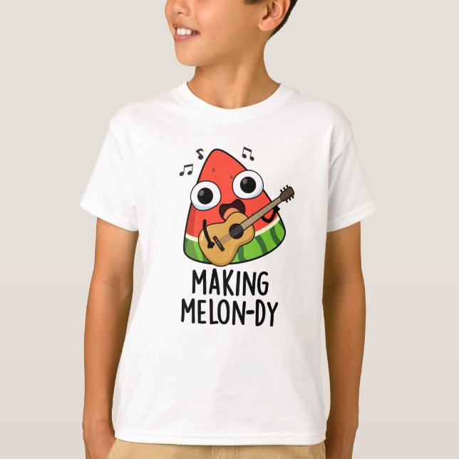 Camiseta Fazer Melon-dy Funny Melon Pun (Frente)