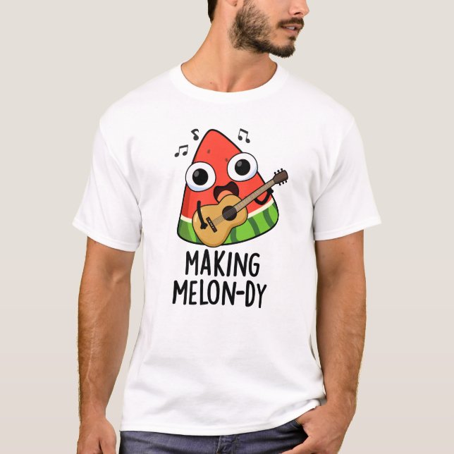 Camiseta Fazer Melon-dy Funny Melon Pun (Frente)