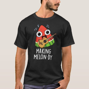 Camiseta Fazer Melon-dy Funny Melon Pun Dark BG