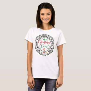 Camiseta Fazer Memórias Juntas Da Tripulação De Natal Da Fa