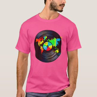 Camiseta Fazer Música Não Guerra Amadurece Vinil Record