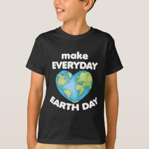 Camiseta Fazer o dia a dia do dia da Terra Adorar o Planeta