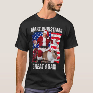 Camiseta Fazer o Natal Grande Novamente Trump Pijamas Camis