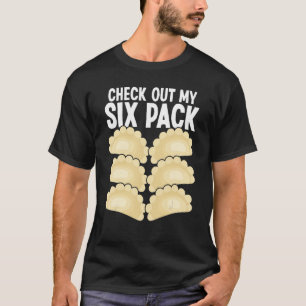 Camiseta Fazer Pierogi Confira meu Sixpack Comida Polonesa