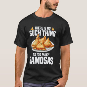 Camiseta Fazer Samosas Comida Indiana Vegana Samosas Fresca
