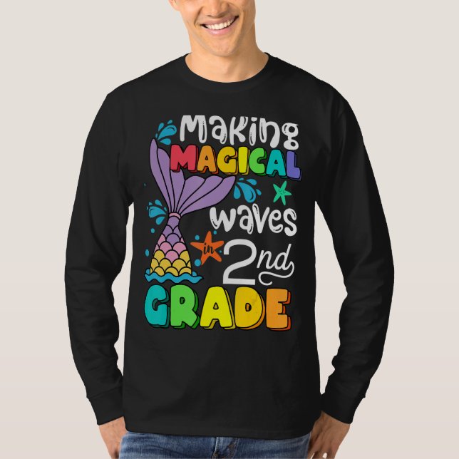 Camiseta Fazer Sereia Ondas Mágicas Em segundo De Volta Par (Frente)