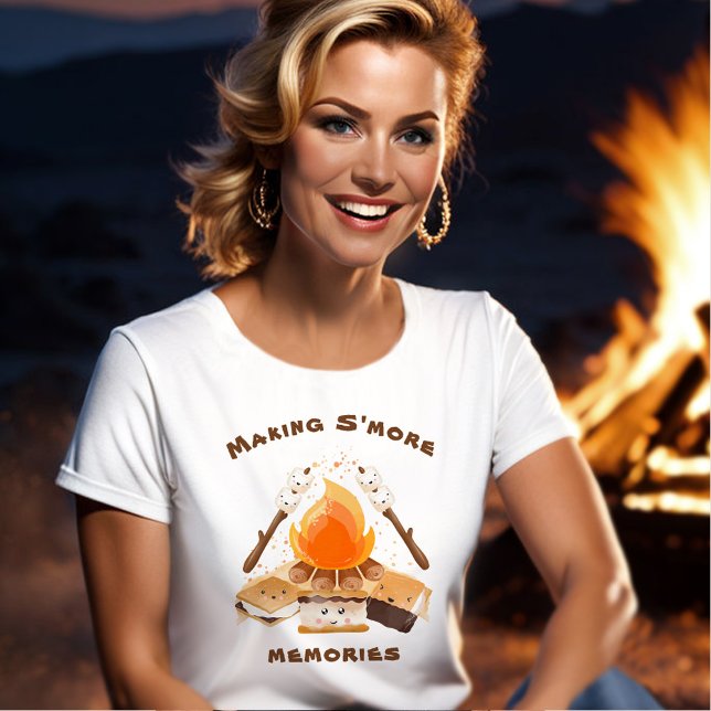 Camiseta Fazer S'more Memories (Making S'more Memories Cute Campfire T-shirt)