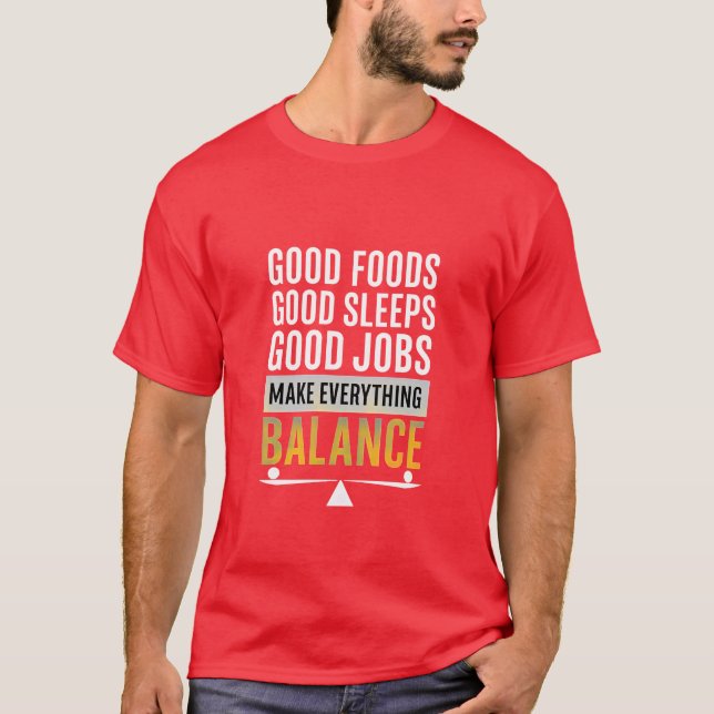Camiseta Fazer Tudo Equilibrar (Frente)
