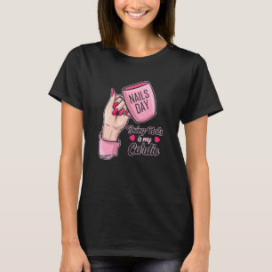 Camiseta Fazer Unhas é minha tecnologia cardio nail