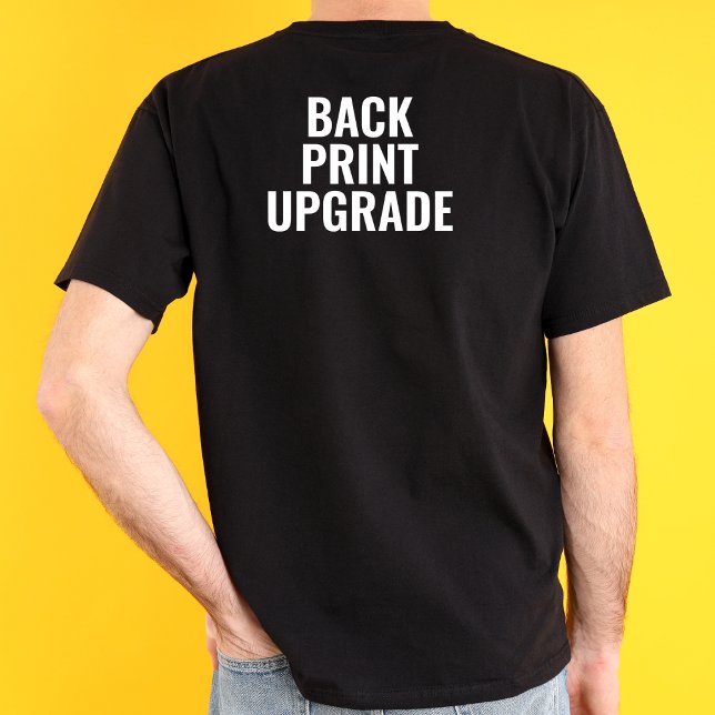Camiseta Fazer upgrade do Impressão para trás Impressão per (Criador carregado)