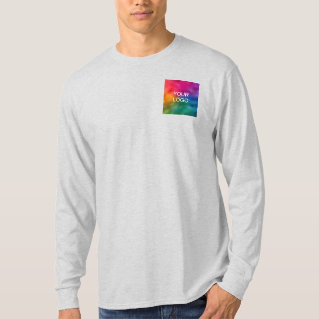 Camiseta Fazer Upload de Imagem em Dois Lados Adicionar Men (Frente)