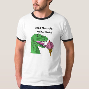 Camiseta FB T-Rex com t-shirt do sorvete