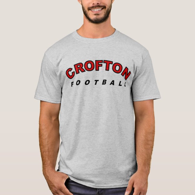 Camiseta fball cardinal do crofton - personalizado (Frente)