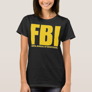 Camiseta FBI, Departamento Federal de Investigação e Suor C