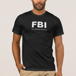 Camiseta FBI Favor Benção Herança Personalizar