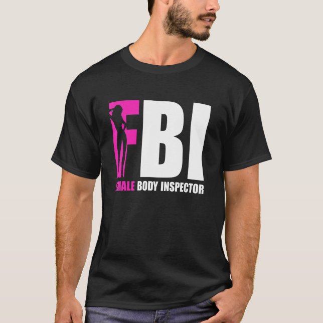 Camiseta FBI Female Body Inspector Acronym   Collector (Frente)