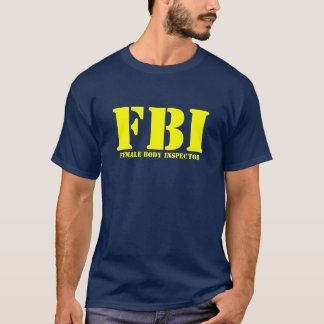 Camiseta FBI - Inspector do corpo fêmea
