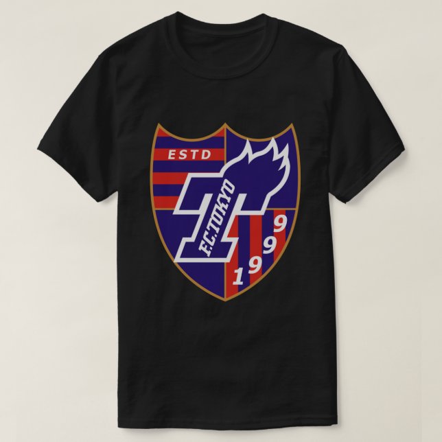 Camiseta FC Tokyo CrestLogotipo Essencial T-Shirt (Frente do Design)