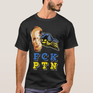 Camiseta Fck Ptn I Stand With Ucrânia 2022