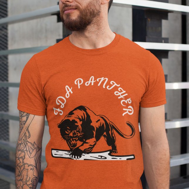 Camiseta FDA Black Panther Women Men Orange Orange (Criador carregado)