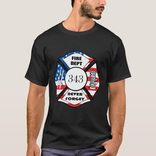CAMISETA FDNY FIRE DEPT (Frente)