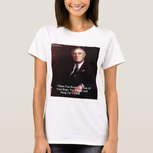 Camiseta FDR & Segure na Corda Citação