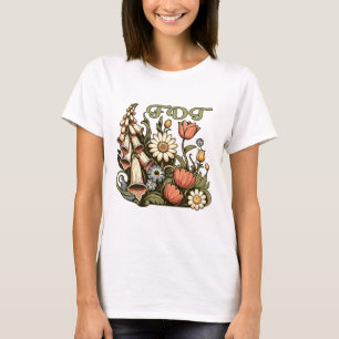 Camiseta FDT Foxglove Daisy Tulip Sutil Anti Trump Flowers